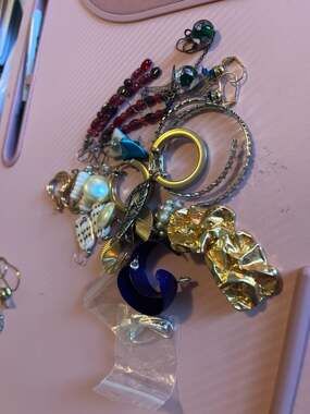 Vintage to Modern Mixed Costume Jewelry Lot
18 pair of pierced earrings